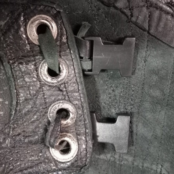 Custom rock n roll lynrd skynyrd Patches Leather Halter Vest Xsmall Small - Picture 11 of 12